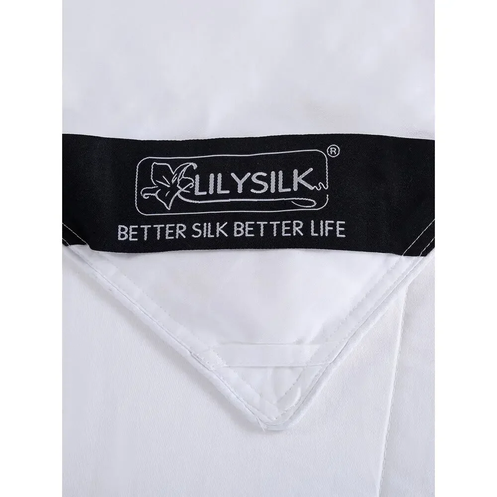 Stunning LilySilk 100% Long Strand Silk Comforter